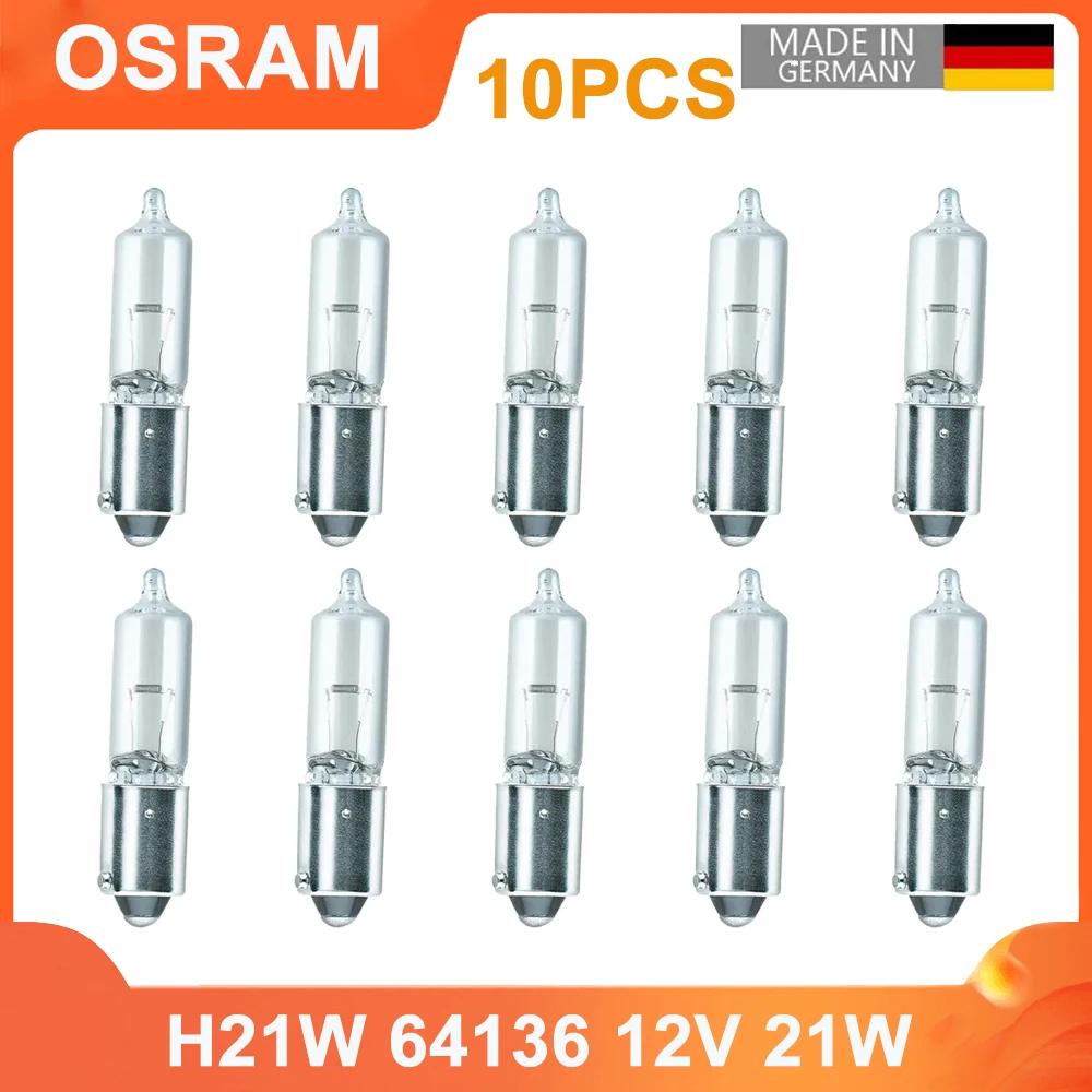 OSRAM   H21W 64136 BAY9s ݼ ̽ ̵  õ, ڵ ҷΰ  ECE  OEM, 12V, 21W, 3200K, 600lm
